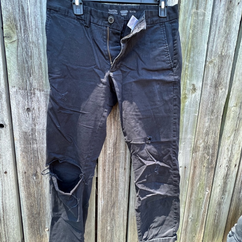 Mens distress pants